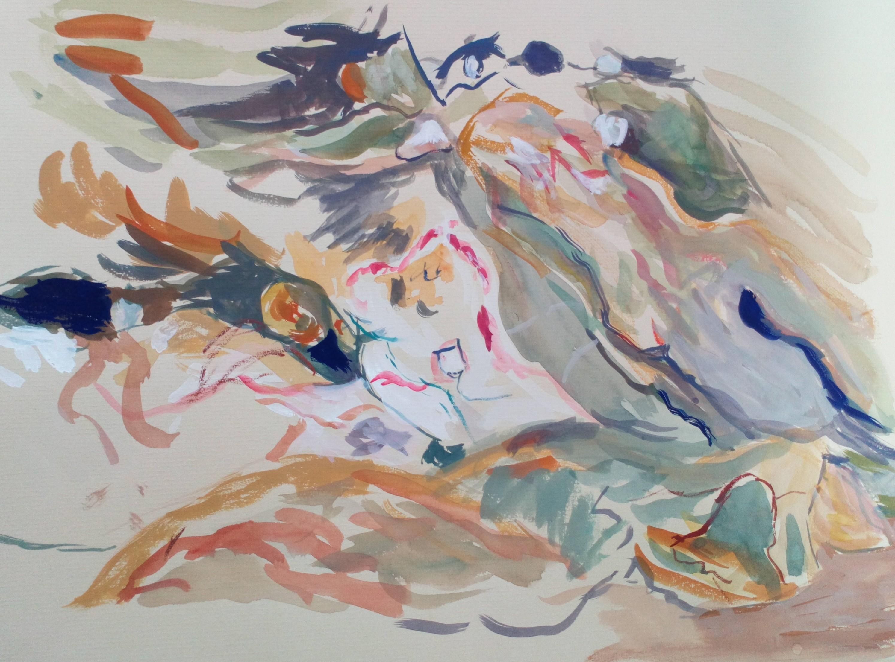 Rocks Near the Cleft at Rotherslade